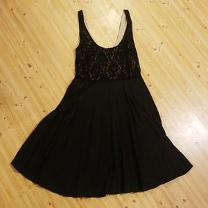 Bebe Black lace dress
